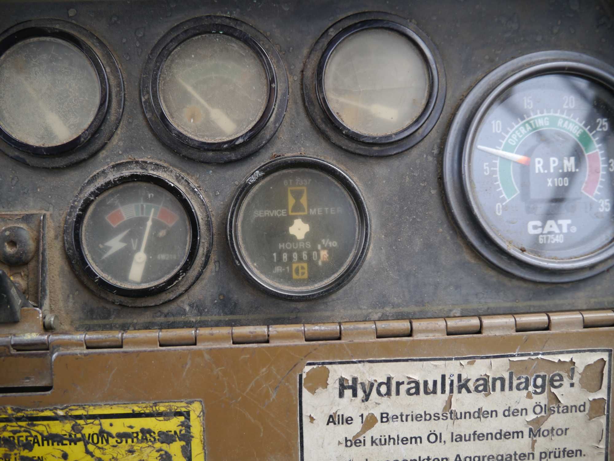 Koparko-ładowarka Caterpillar 428, 1990r