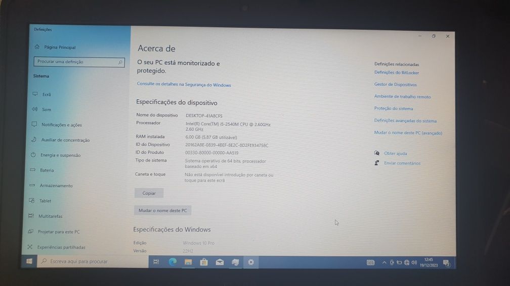 Portatil Dell i5