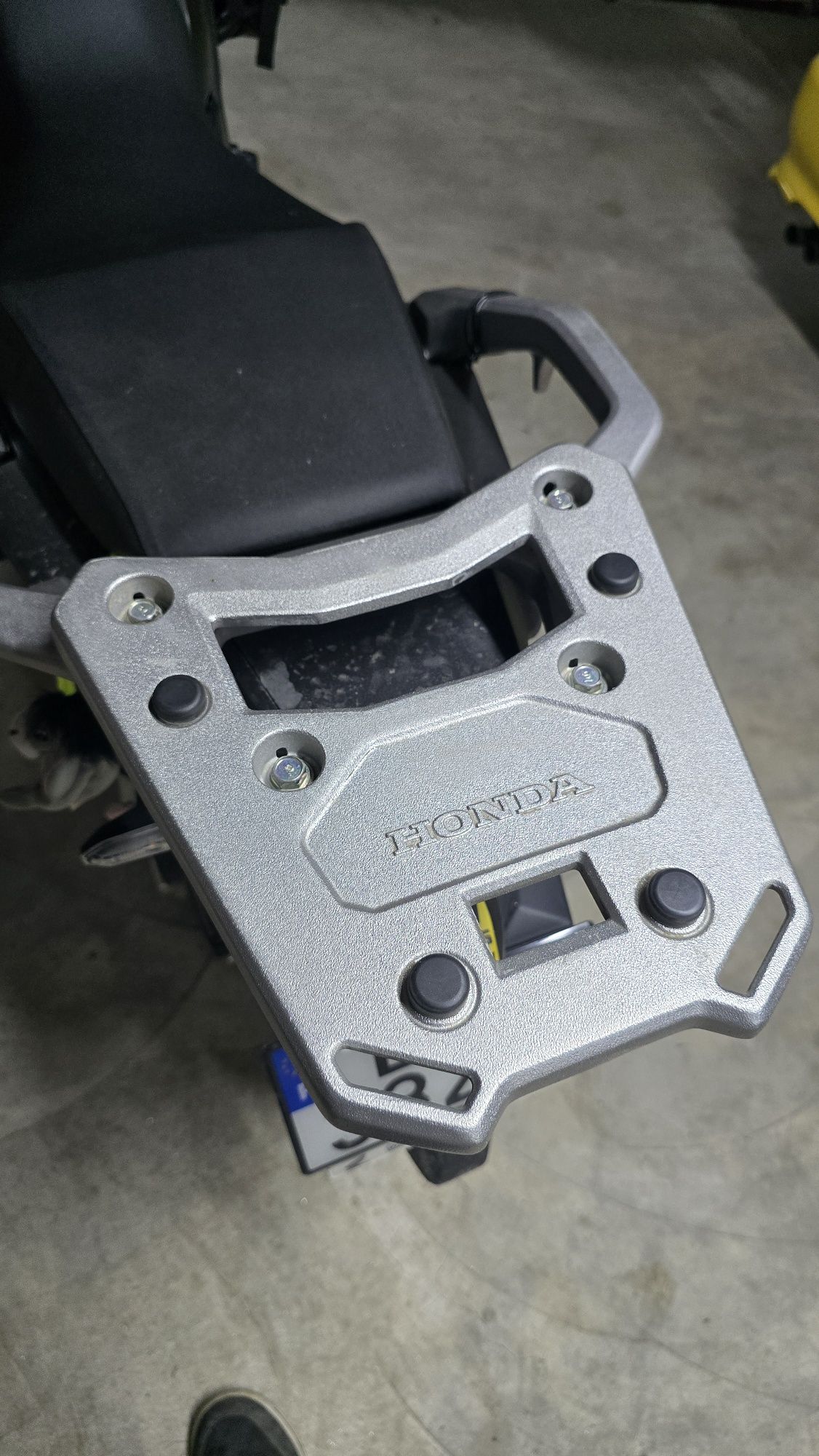 Top case Honda + base + bolsa