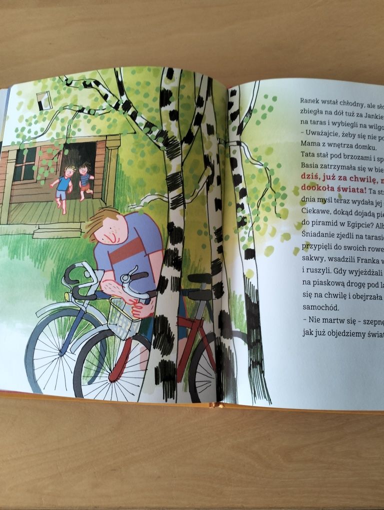 Książka dla dzieci "Basia i rower"
