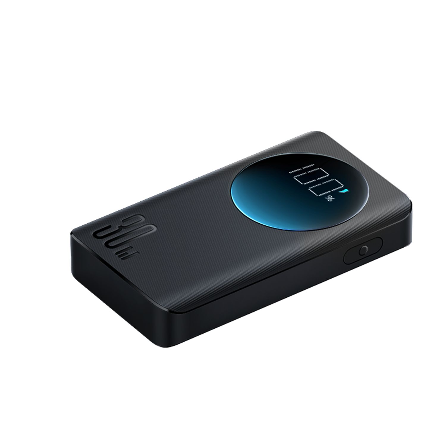 2w1 powerbank 10000mah 30w latarka led usb usb-c czarny