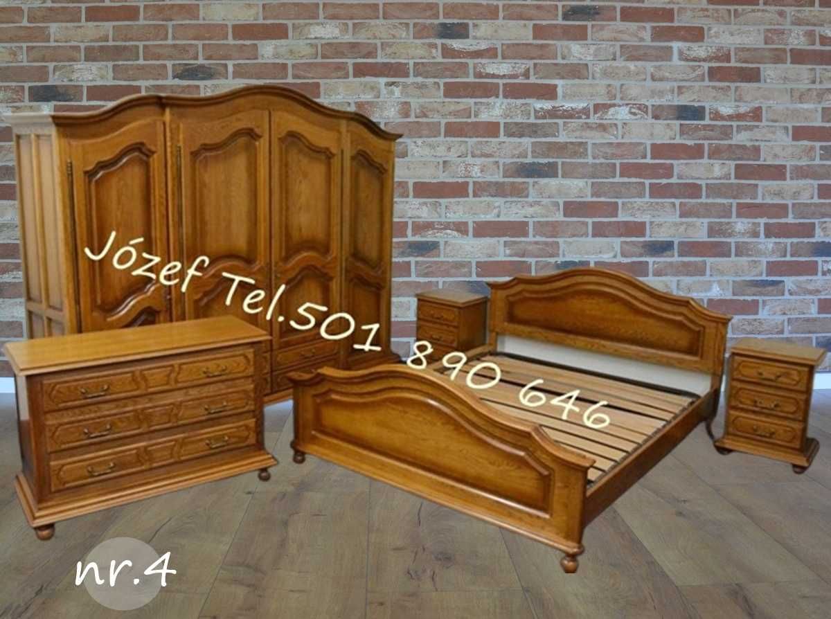 Meble sypialniane / łóżko-szafa-szafki-nocne-komoda