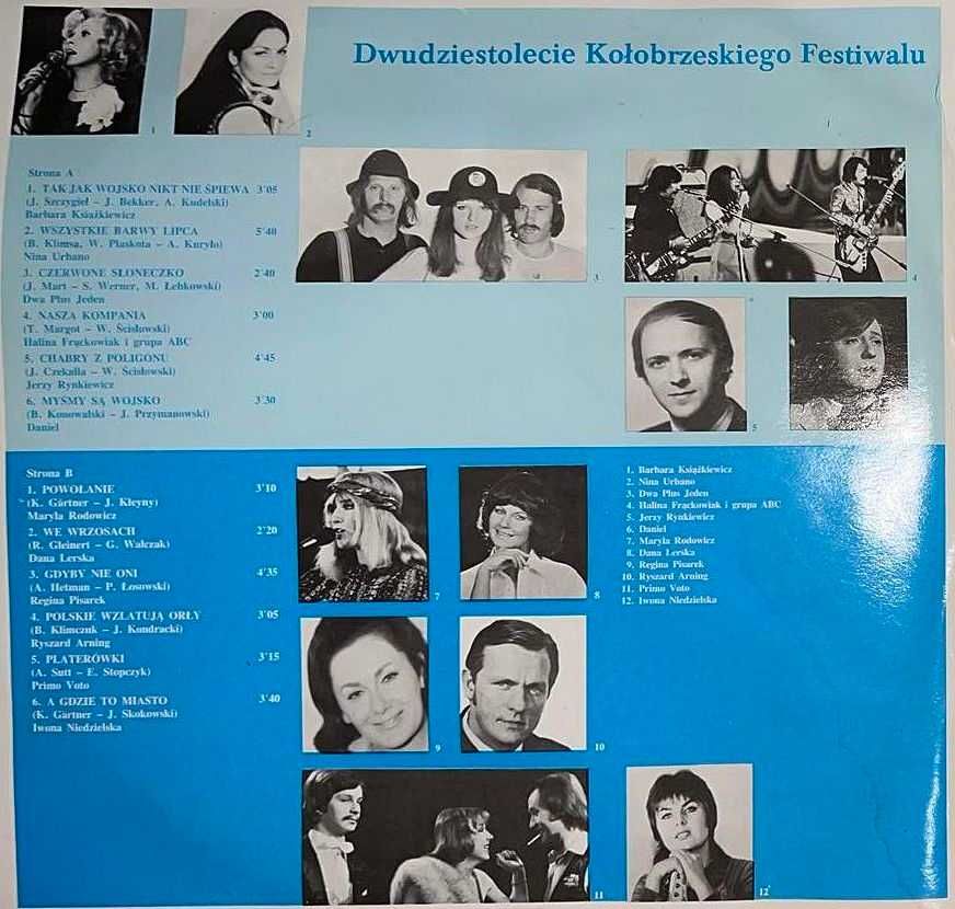 XX-Lecie Kołobrzeskiego Festiwalu-Tak Jak Wojsko Nikt Nie Śpiewa 2xLP