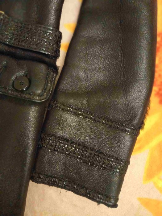 Дублёнка чёрная • Новая • fashion first Италия • Adamo • Italian р. 40