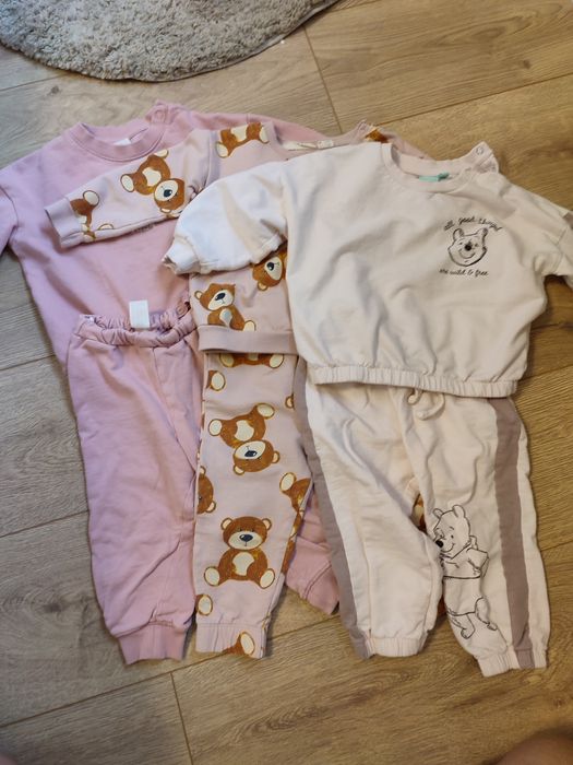 Zestaw dresów dziewczęcych roz. 80