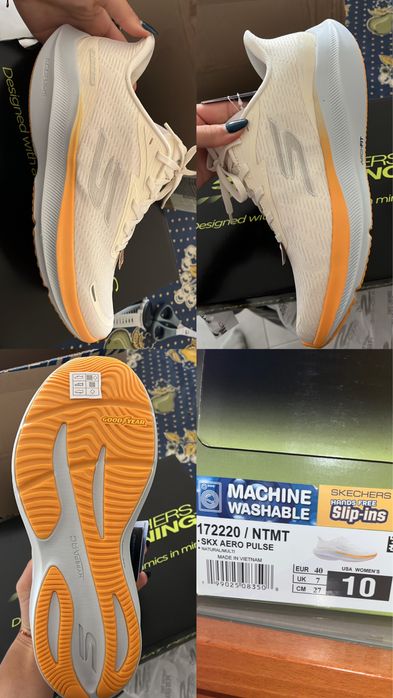 Corrida - Sapatilhas Skechers Aero Pulse, Nunca usadas com caixa