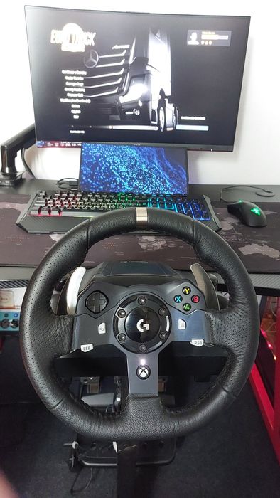 Volante Logitech G920 + Suporte + Shifter