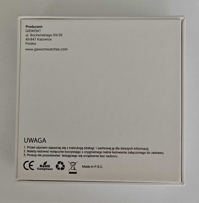 Smartband GIEWONT Fit&GO Duo GW200 - Black + Pasek Ice White