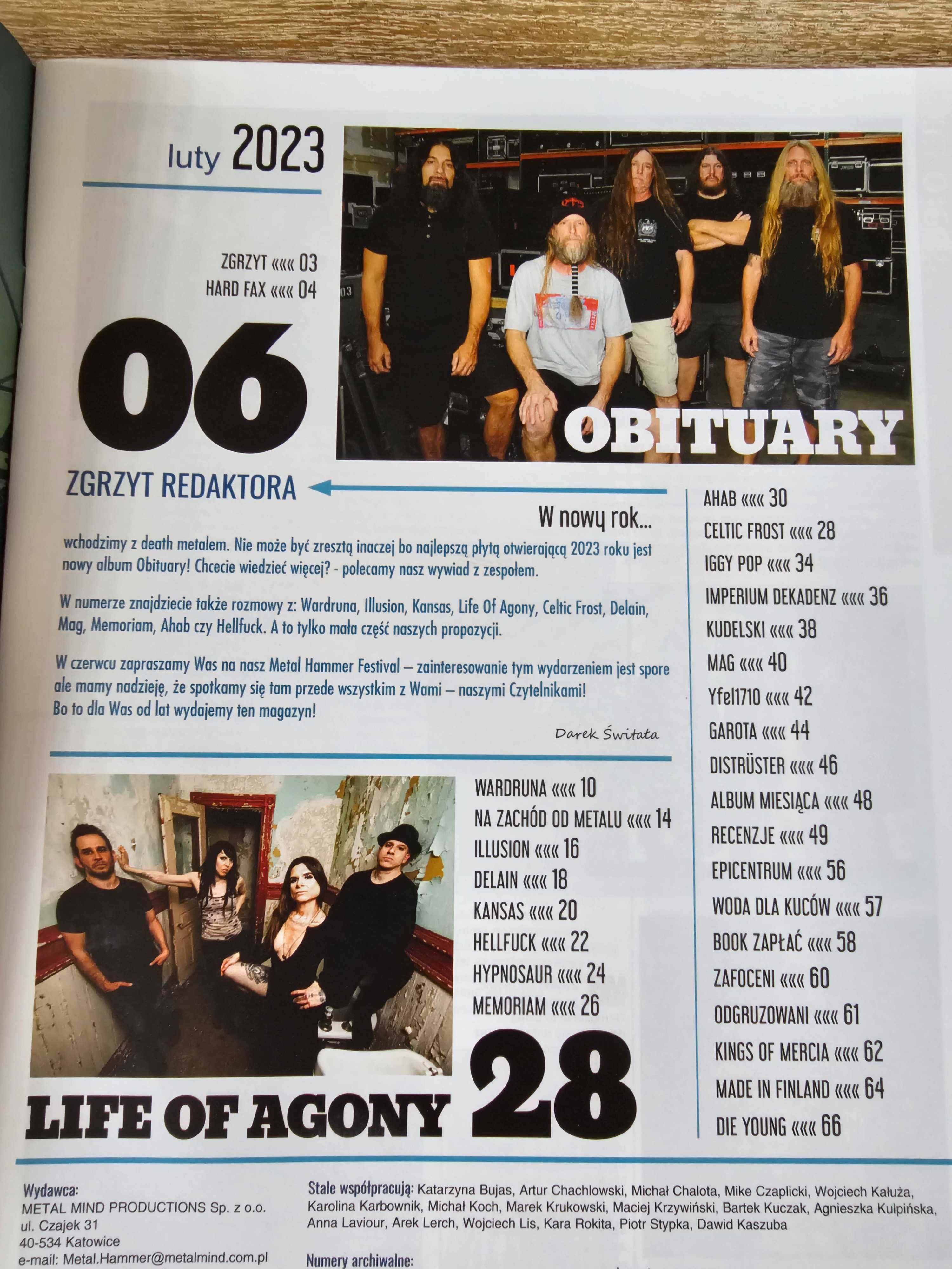Metal Hammer 380 2/2023 - Obituary, HIM, Iggy Pop, Illusion