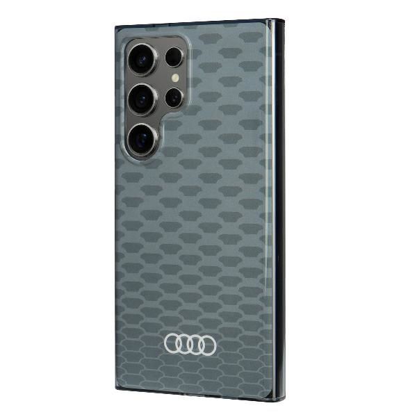 Audi IML Stitching Pattern MagSafe Case S24 Ultra S928 szary/grey