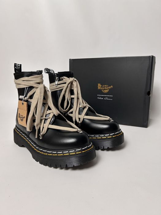 Dr martens rick owens мартинсы рик овенс ботинки кожанные