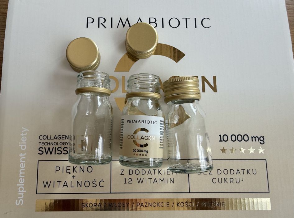 Buteleczki szklane 30 ml po kolagenie, butelki puste do przypraw