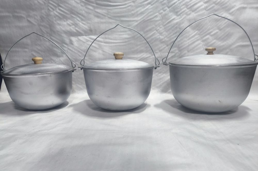 Казан алюмінієвий "Профі" котел товстостінний казанок