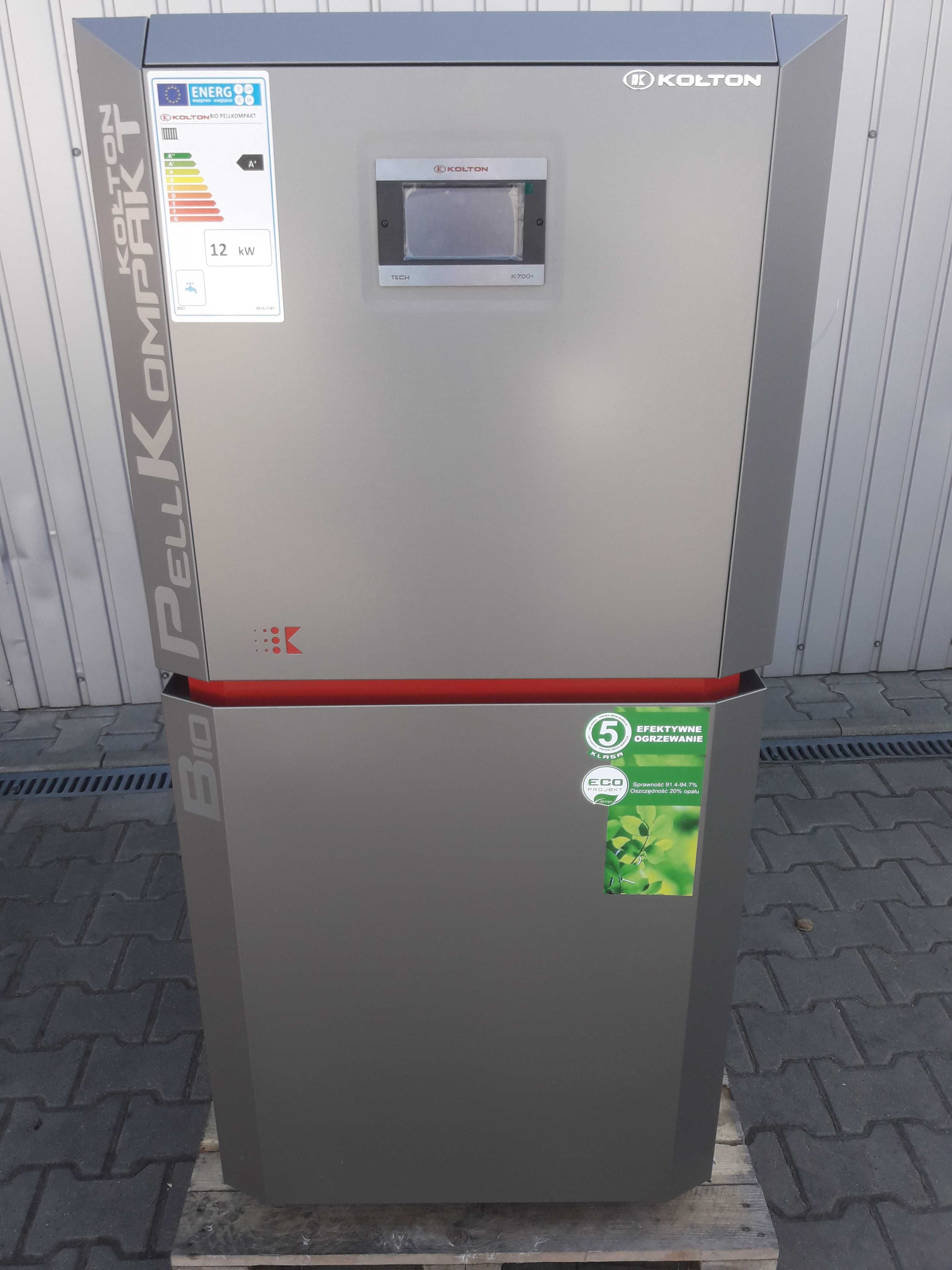 Kocioł piec Kołton BIOPELLKOMPAKT 12 kw Pellet  gratis