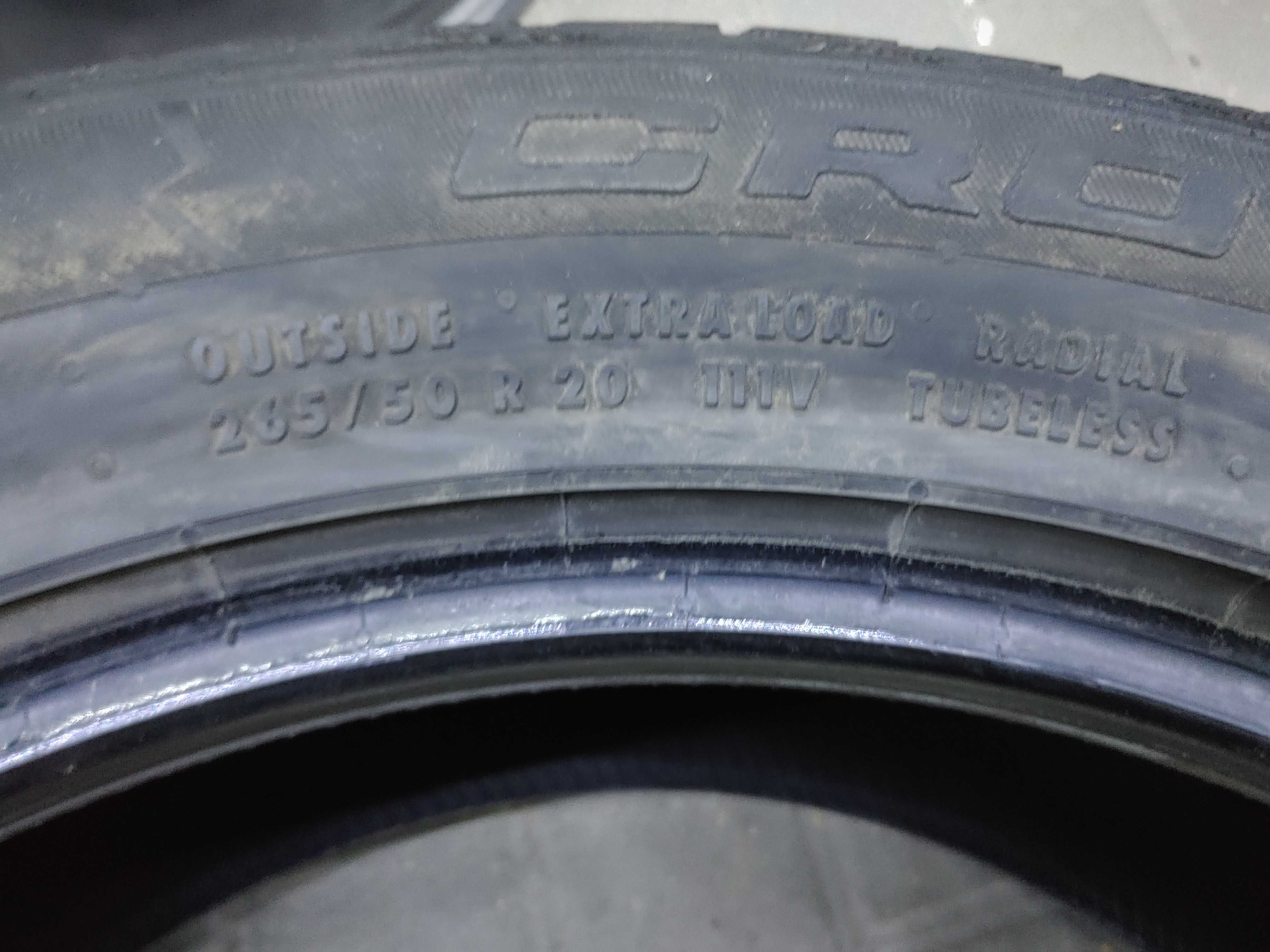 opona continental cross contact uhp 265/50r20 1szt 16r 5,5mm