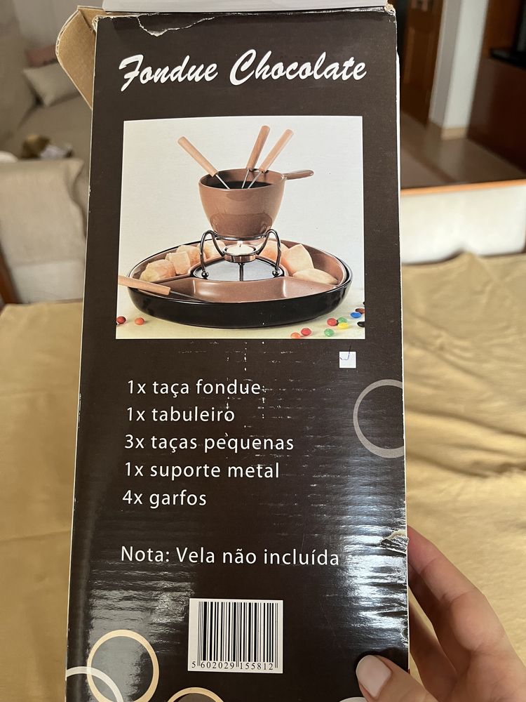 Set de fondue chocolate