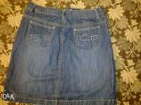 женская джинсовая юбка gap