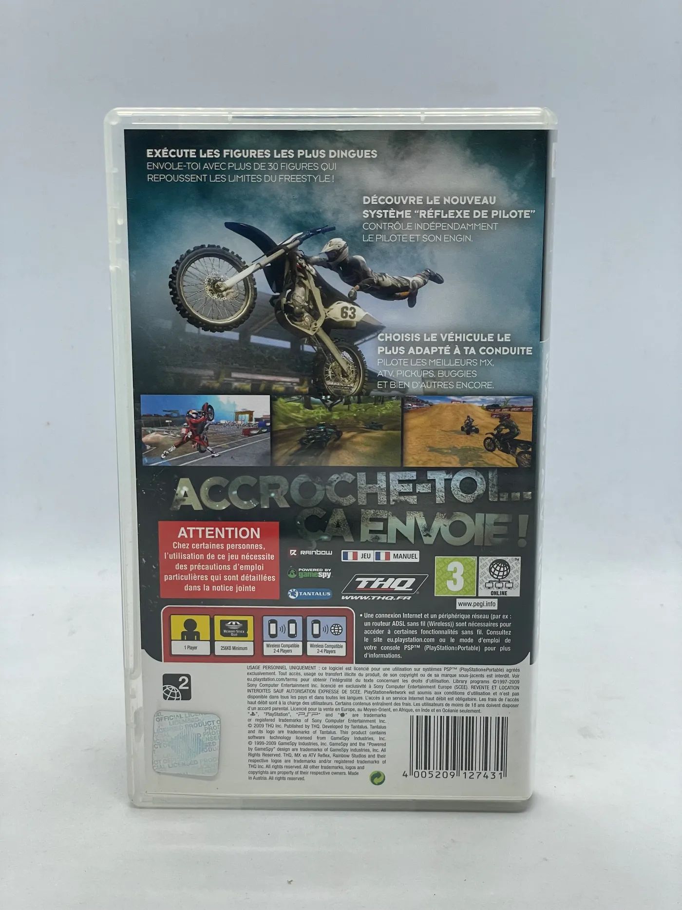 MX vs ATV Reflex PSP Po Angielsku