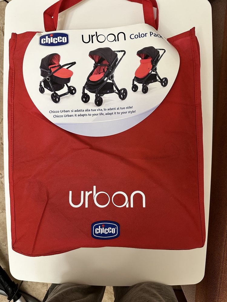 Текстиль для коляски Chicco для коляски Червоний  Urban