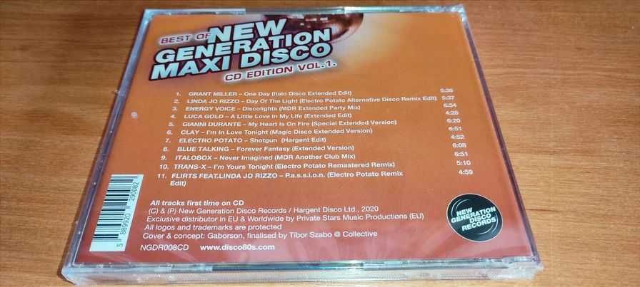 Best Of New Generation Maxi Disco Vol.1  CD