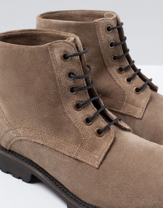 Fajne NOWE buty 44 42 ,100 % skóra zara lekkie TRAPERY i oddychające
