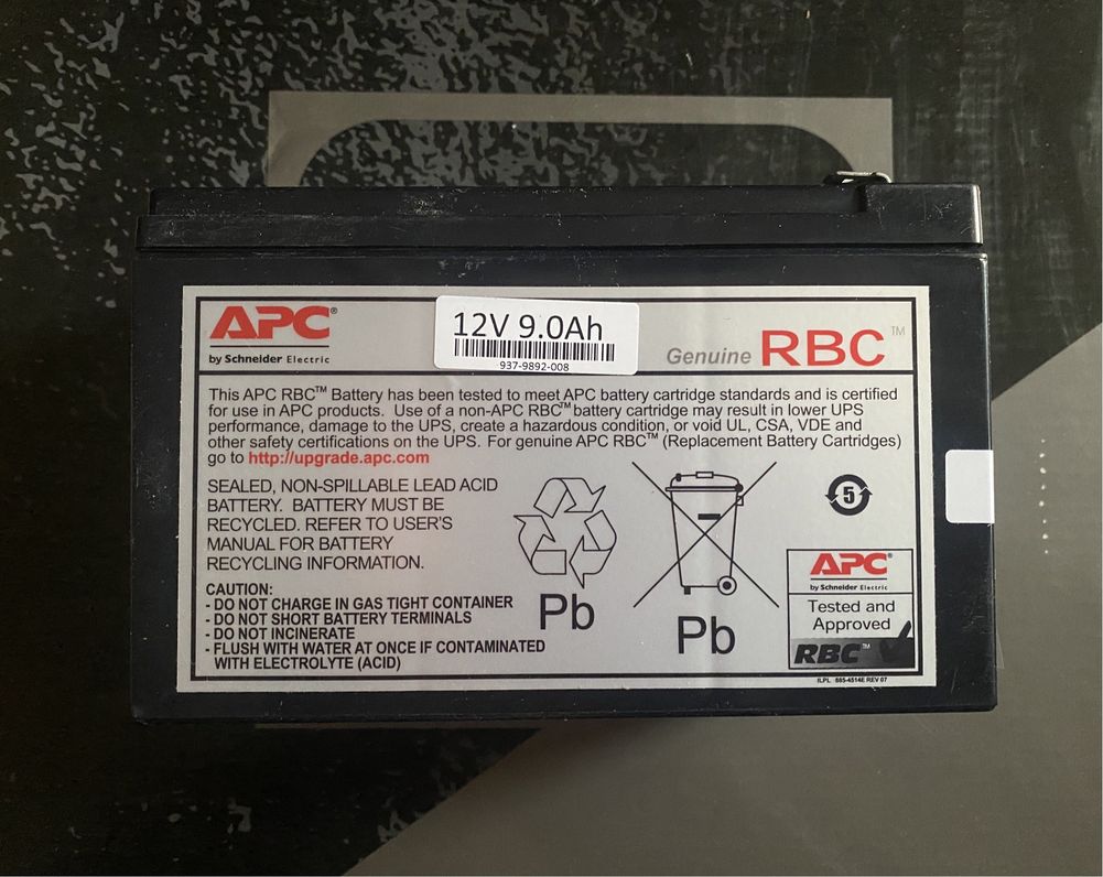 Батарея APC RBC17 12v 9Ah Replacement Battery Cartridge оригинал