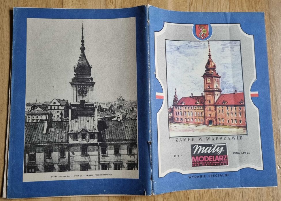Mały modelarz dod/1975 - Zamek Królewski w Warszawie
