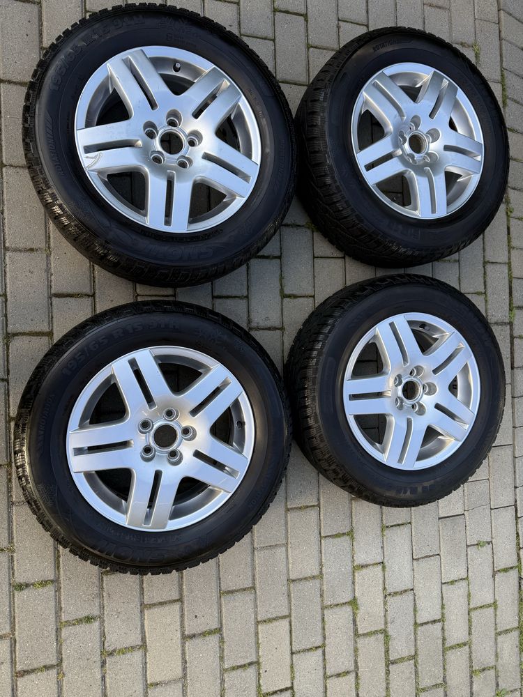Felgi 5x100 r15 z oponami zimowymi