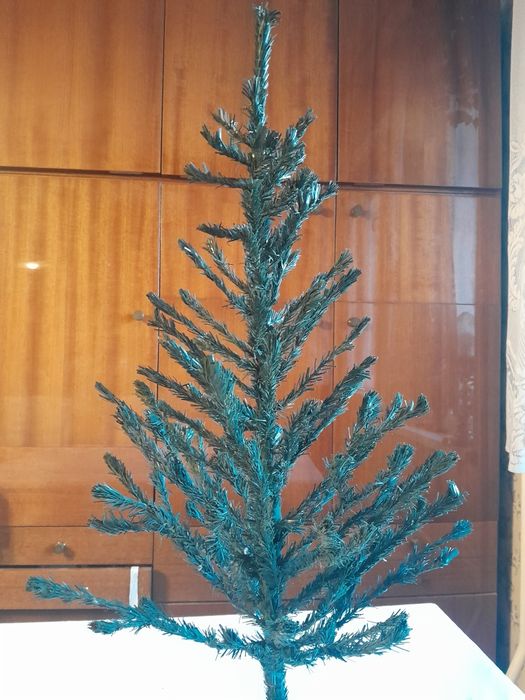 Отечественная ёлка б/у искусственная настольная советская ель СССР б у