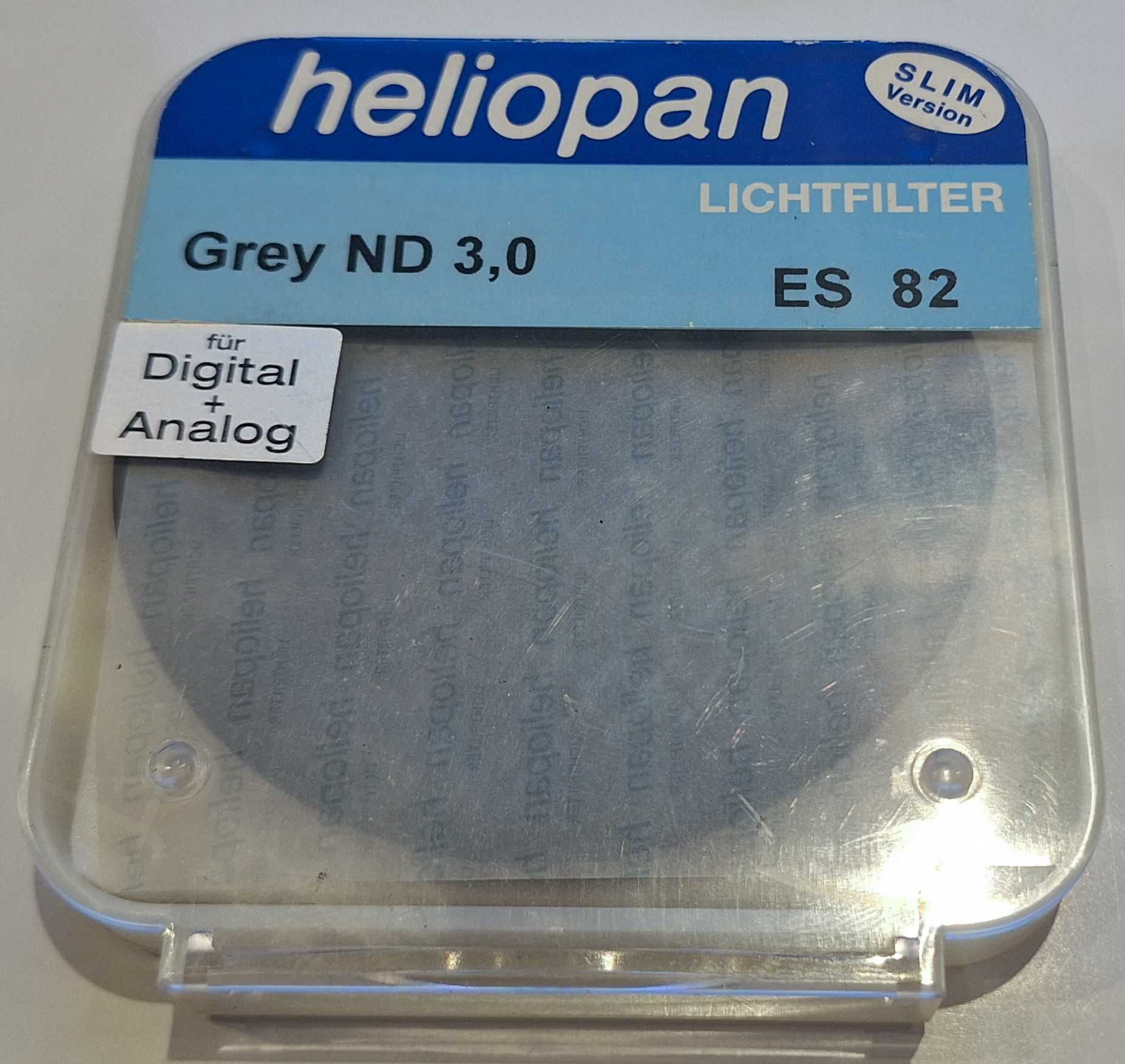 filtr szary Heliopan Grey ND 3,0 ES82 SLIM