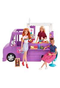 Barbie zestaw foodtrack auto