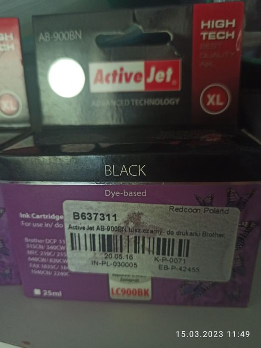 ActiveJet tusz do drukarki zamiennik brother black magenta