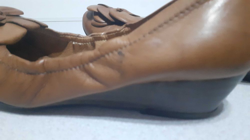 Baleriny na koturnie Ryłko 38