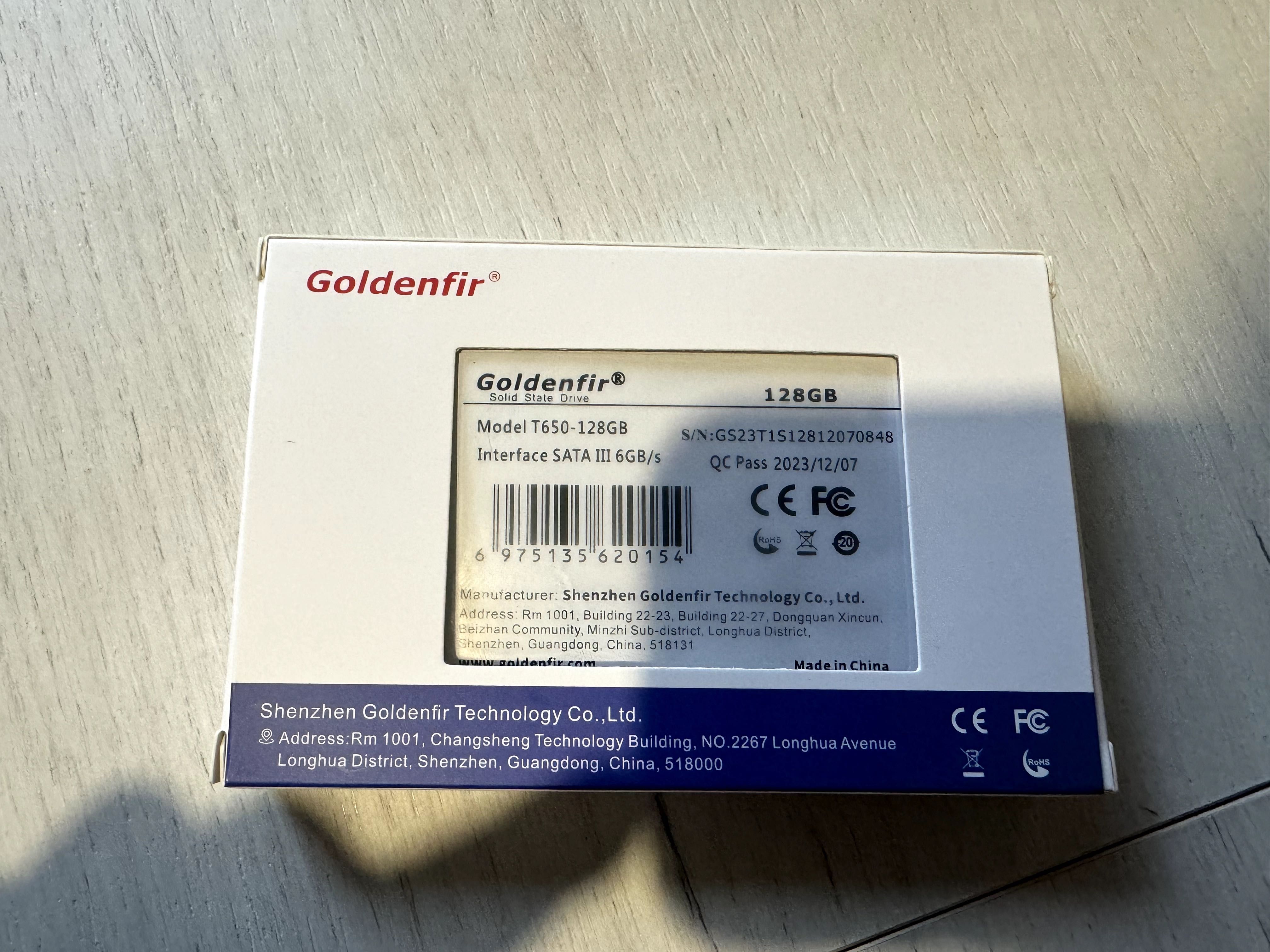 SSD Goldenfir 128ГБ