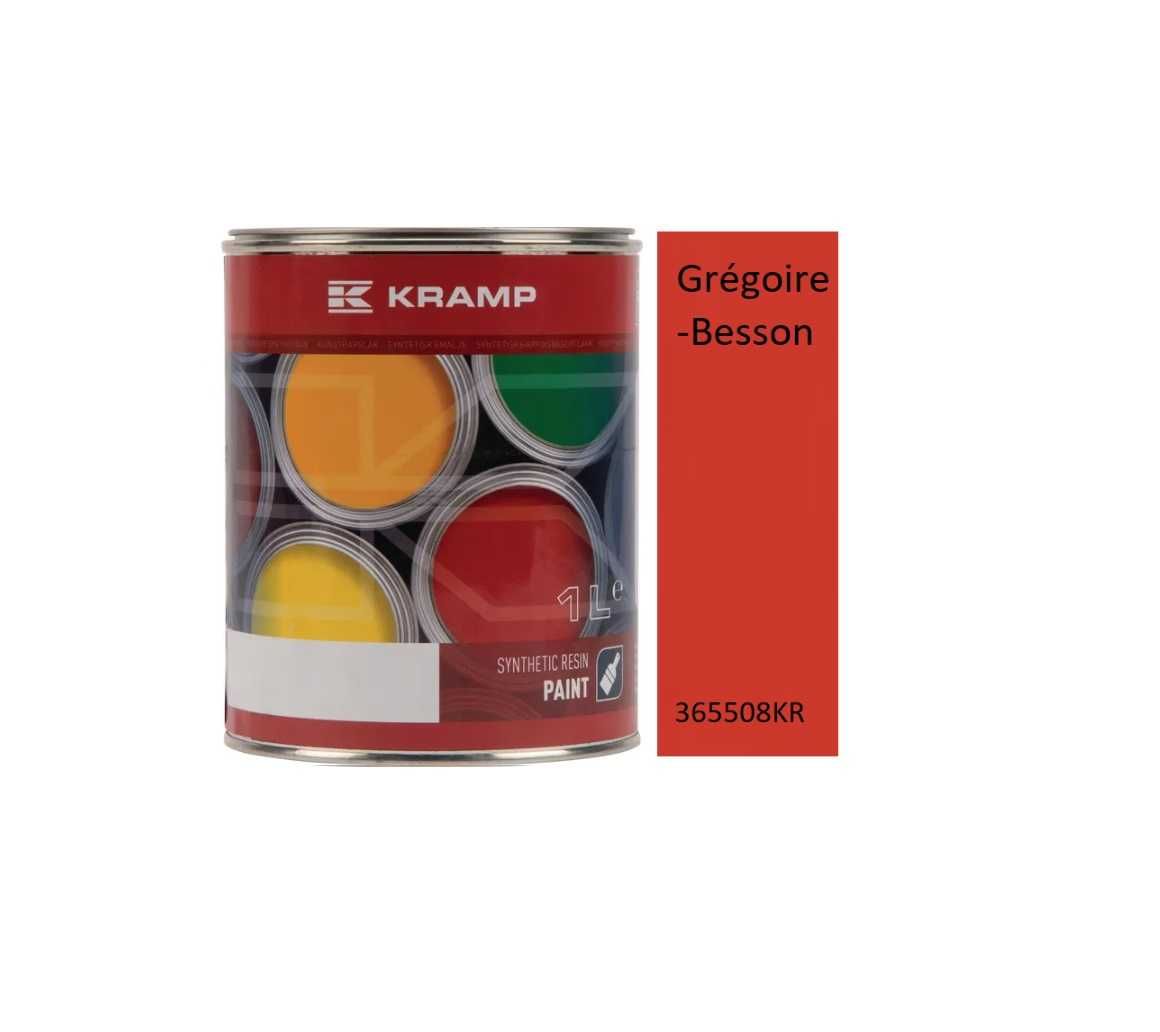 KRAMP-Lakier Grégoire-Besson, 365508KR, czerwony 1 L