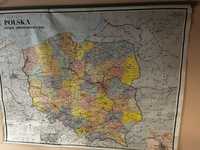 Mapa administracyjna polski 1982r