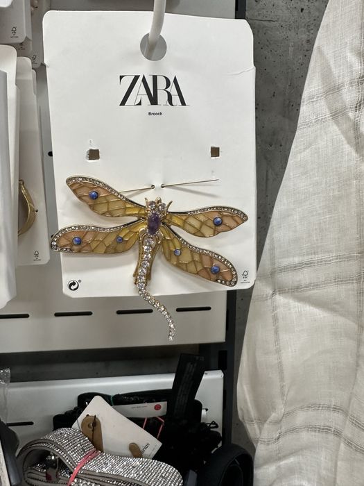 Крута брош брошь стрекоза бабка Zara