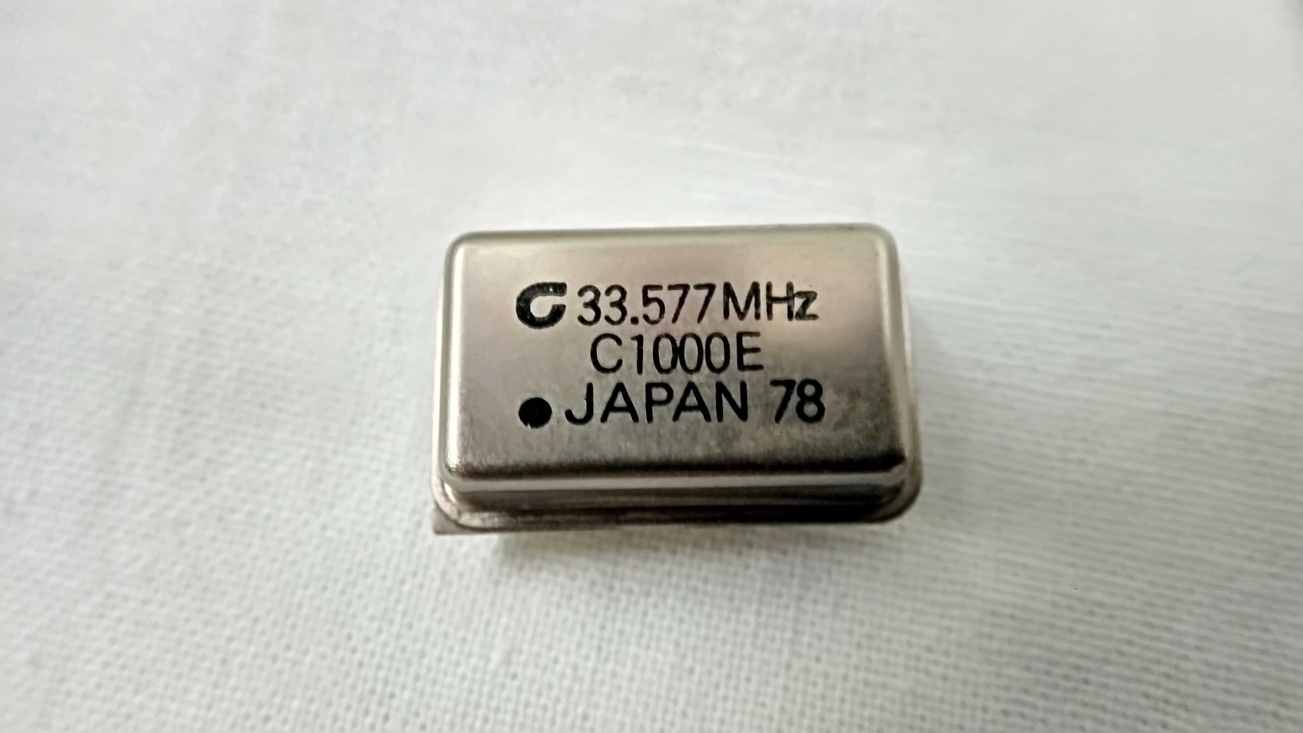 Кварцовий генератор C1000E 33.577Mhz JAPAN 78