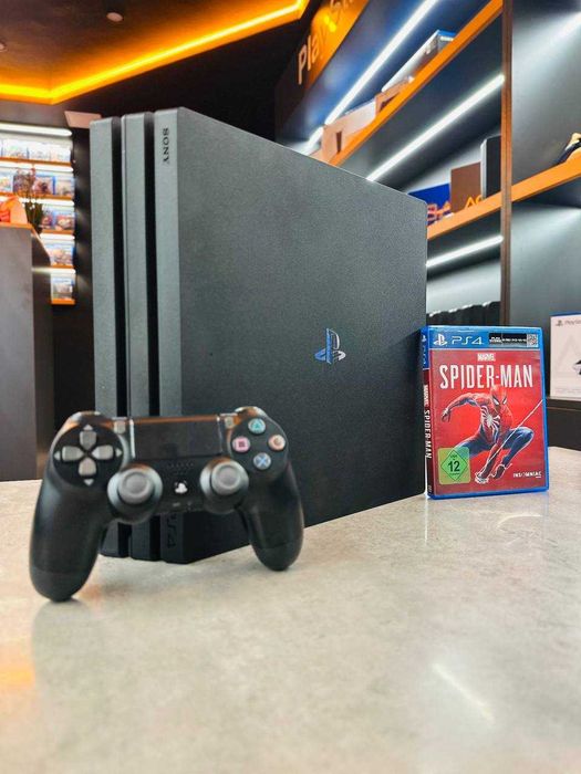 Sony PlayStation 4 Pro 72xx 1tb + гра Spider-Man в подарунок!