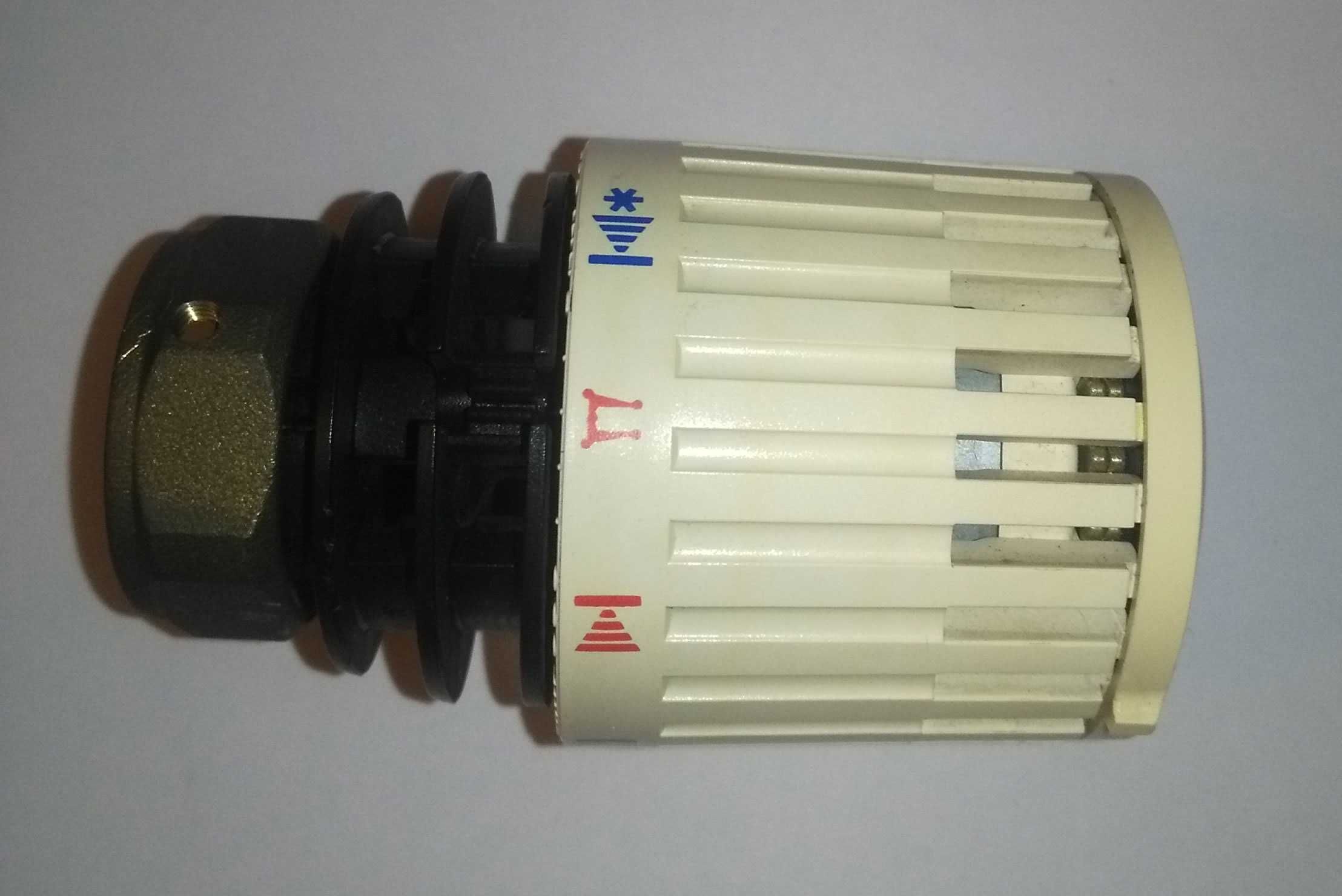 DANFOSS GŁOWICE TERMOSTAT RTS RTD do starych zaworów grzejnik żeliwny