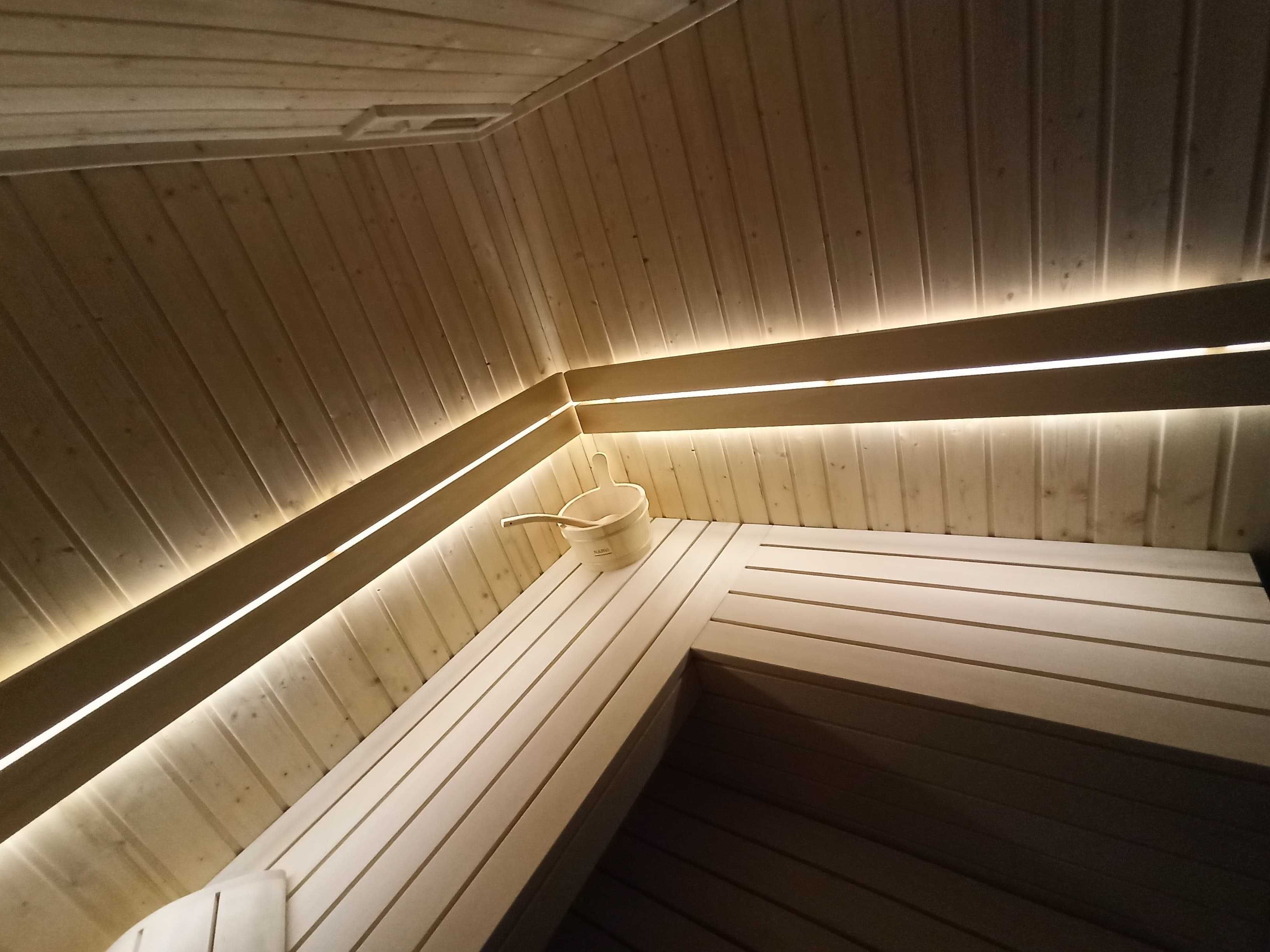 Sauna wewnętrzna Sauna na wymiar fińska, sucha, mokra, combi, infrared
