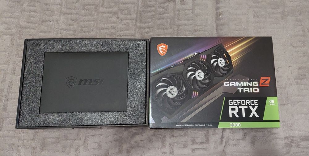 Відеокарта msi geforce rtx 3080 gaming z trio 12gb lhr