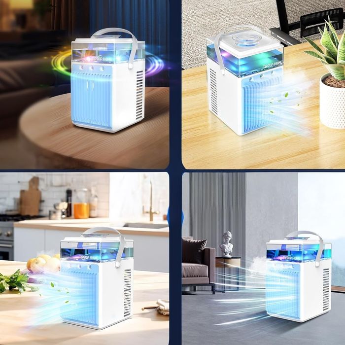 Mobilny klimatyzator nawilżacz, 5 w 1