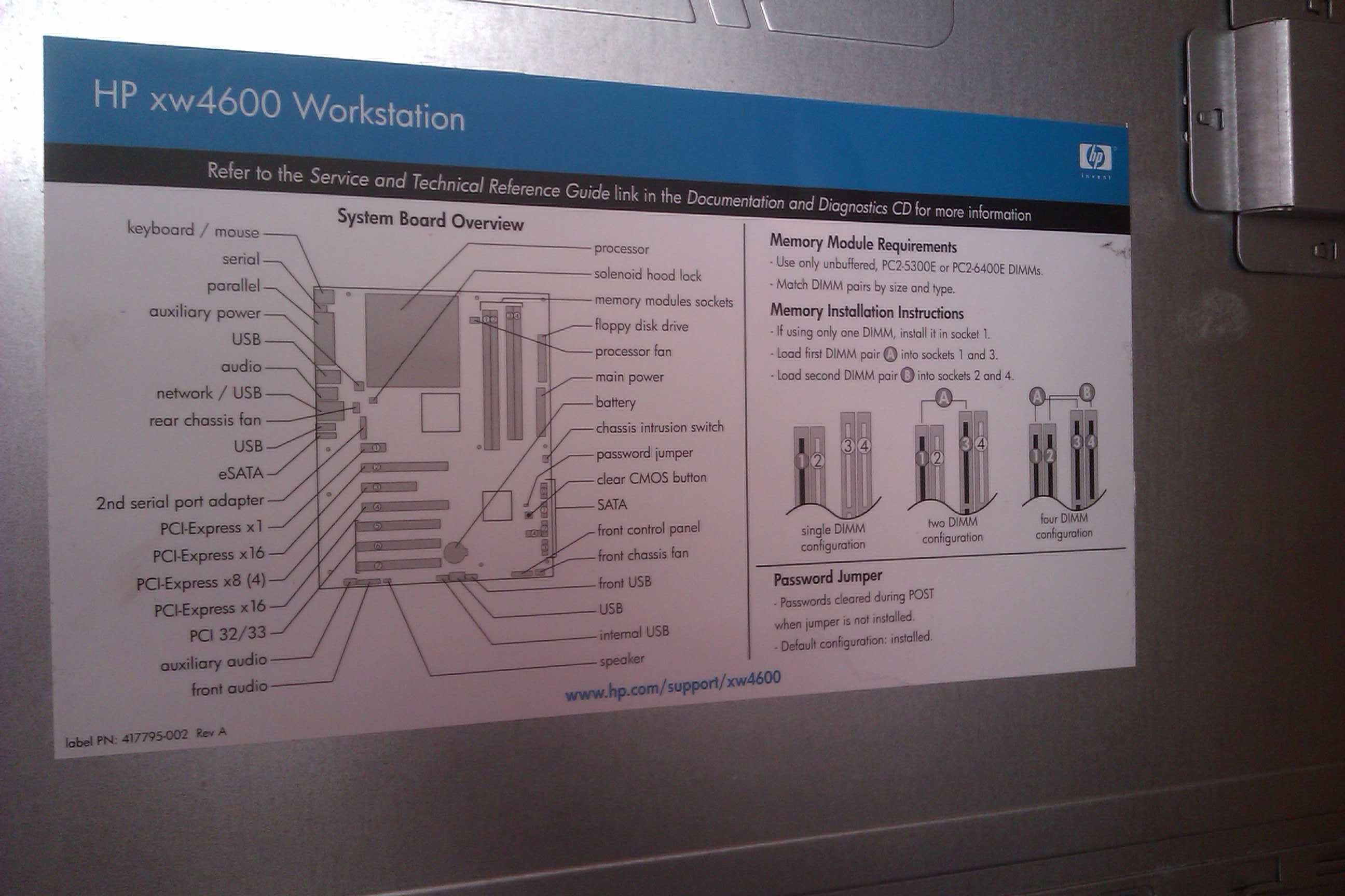 Hp XW4600 на процесорі q9550