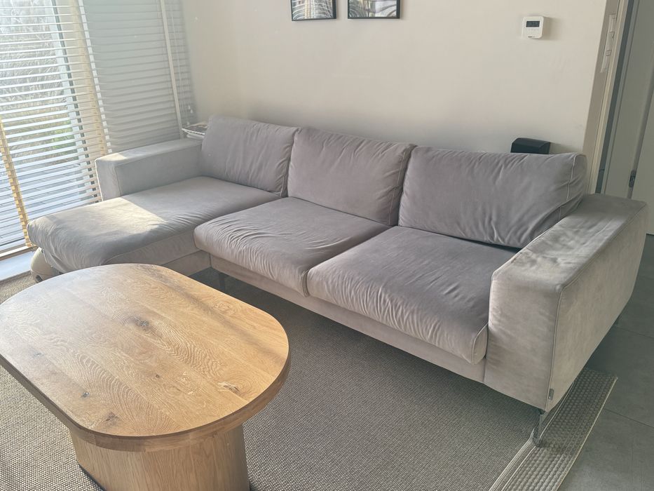 Sofa blues furninova + pufa