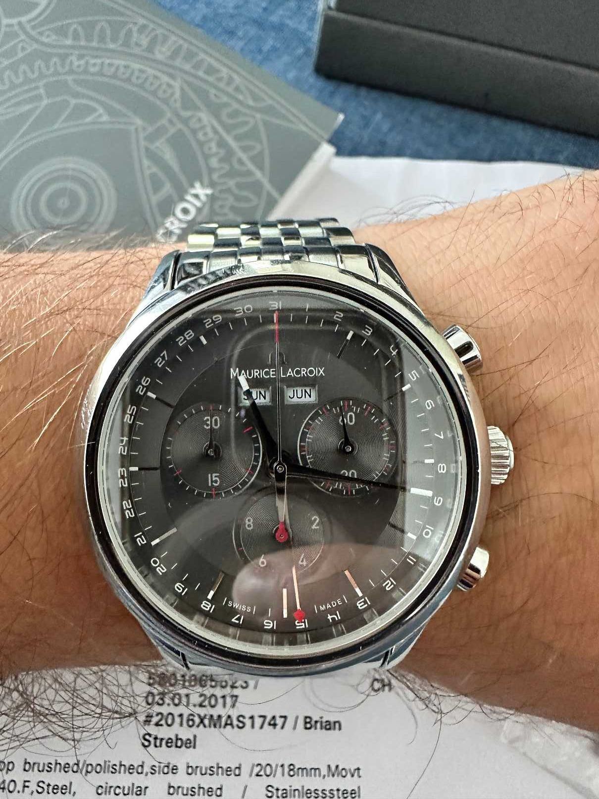 Zegarek Maurice Lacroix Les Classiques Chronographe - LC1228-SS002-331