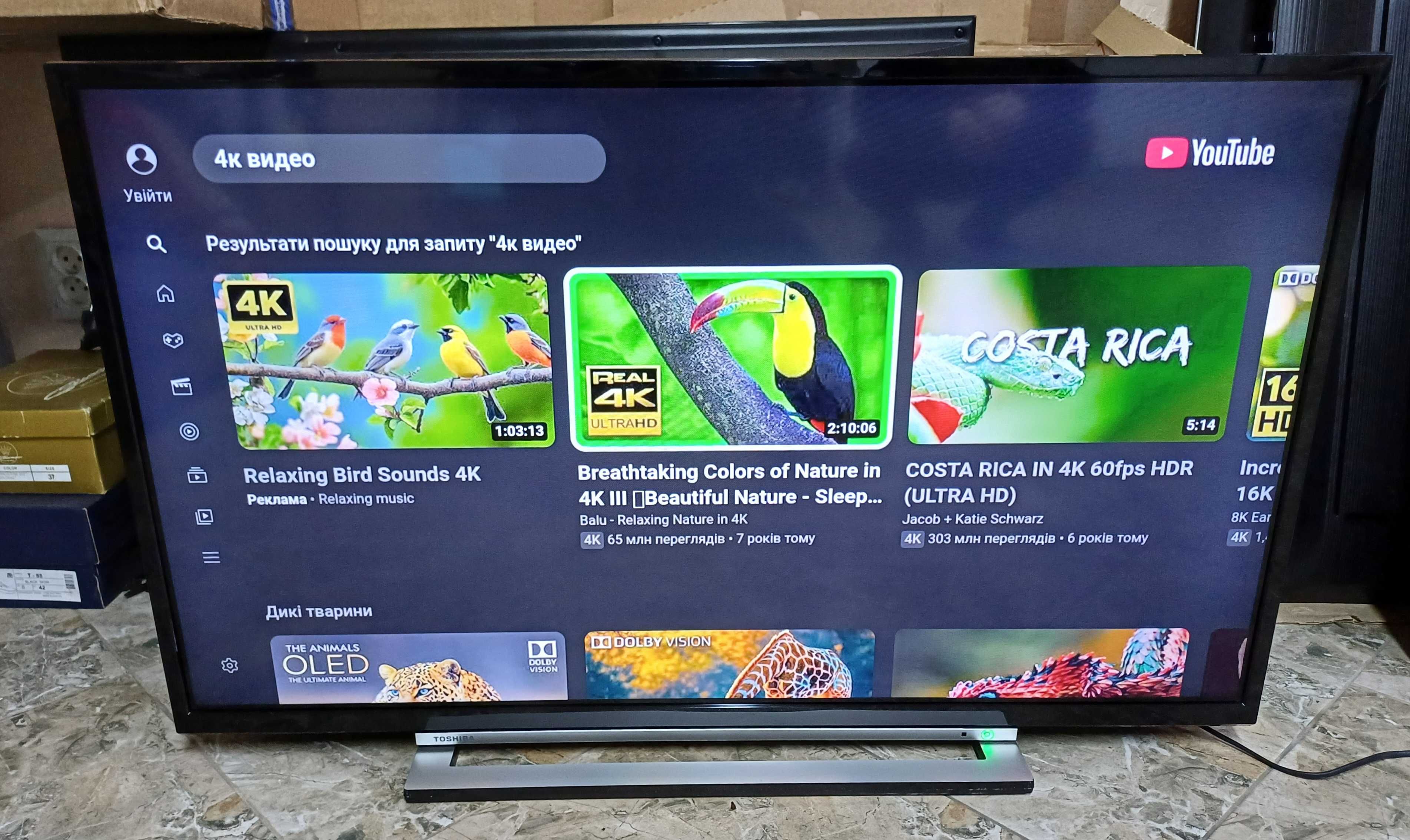 Телевізор 40 дюймів Тошиба Toshiba 40L3863DA Smart-TV Т2 тюнер вай-фай