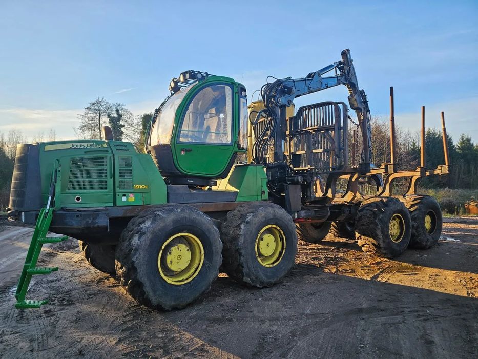 John Deere 1910E  Forwarder | 2010 | koło zapasowe | łańcuchy | 1210e 1510e 1270