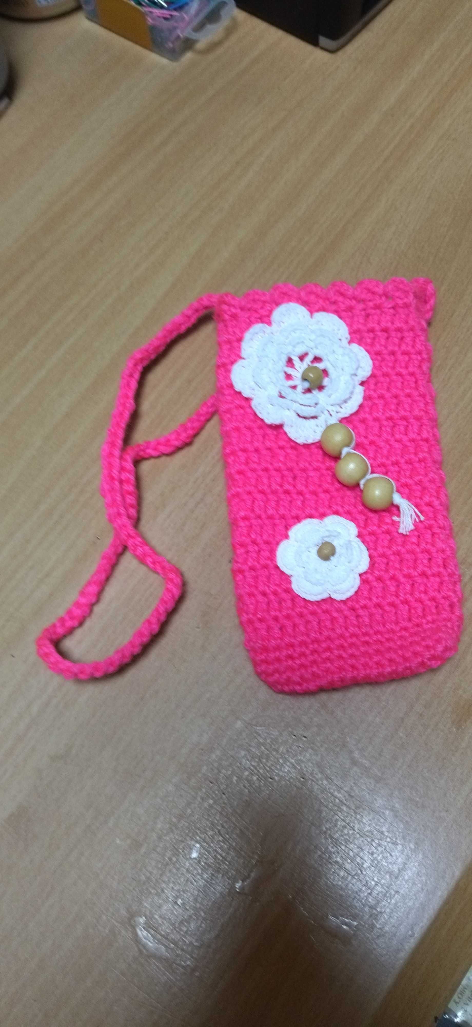 Bolsa em Rosa Fúcsia, muito gira para tm ou cartão da escola