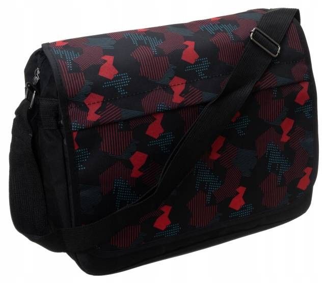 młodzieżowa torba z poliestru z szerokim, regulowanym paskiem - loren